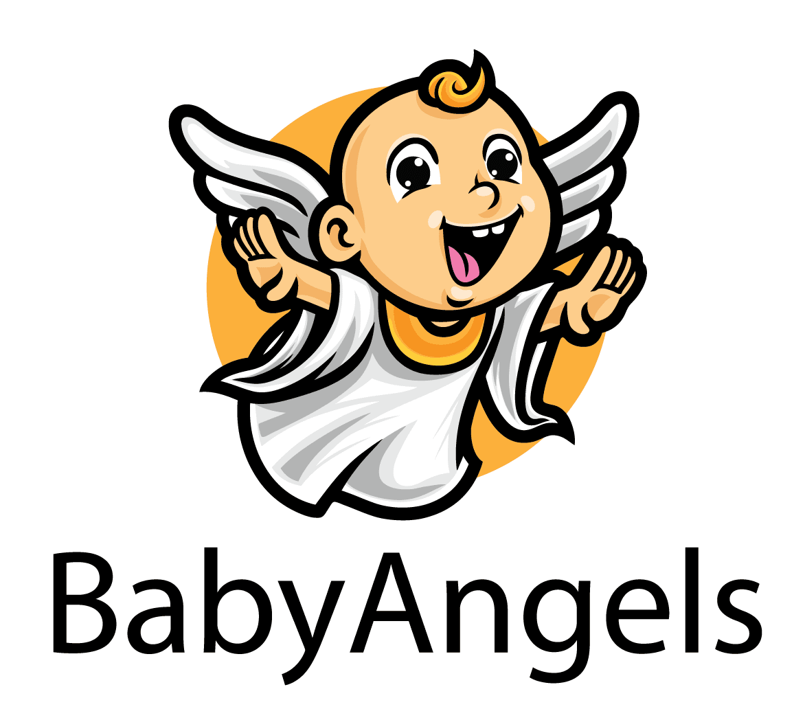 Baby Angel Vector Logo Mascot