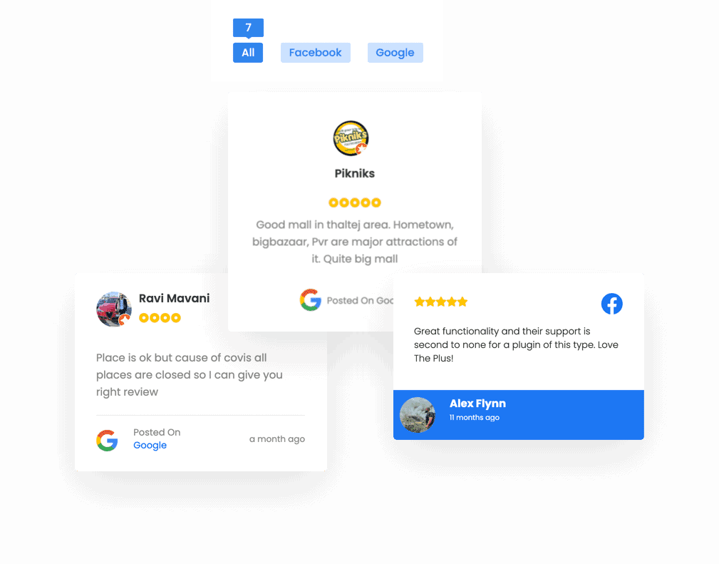 Reviews Wall